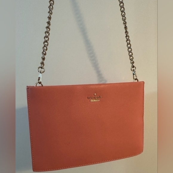 Kate Spade Sima Cameron Street Yucaanpink crossbody or clutch like new no tags - Picture 10 of 11